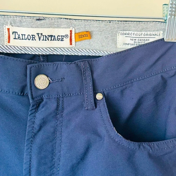 Tailor Vintage Slim Fit Pants - Mens Size 32x32 - Picture 8 of 15